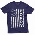 Men S Poppy Usa Flag T Shirt Papa Dad Grandpa Father S T-Shirt