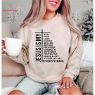 Jesus Is My King Hoodie, Jesus Is My Lord Sweatshirt, Religious Dad Gift Idea, Trendy Christian Shir