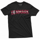 Denmark T Shirt Danmark Patriotic National Day Flag Coat T-Shirt
