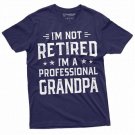 Men's retirement grandpa T-shirt Grandfather Tee Shirt Papa Gifts Father's day Birthday Tee shirt