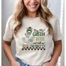 Funny Patricks Day Quotes Tee, Buy Me Green Beer and Tell Me Im Pretty T-shirt, Humorous Irish Women