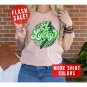 Green Lucky Leopard Design Shirt, St. Patrick's Day Lucky Thunder Shirt, Shamrock Lucky Lips Apparel