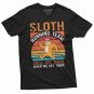 Sloth Running Team Funny Tee Shirt Running Runner Marathon T-Shirt