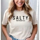 Salty Women Shirt, Salty Matthew 5:13 Bible Verse T-Shirt, Religious Lady Gift, Christian Mom Appare