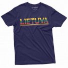 Lithuania T Shirt Lietuva Mens Womens Patriotic Flag Coat Of T-Shirt