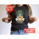 Colorful Lucky Charm Shirt, Lucky Charm Happy Face Emoji T-Shirt, St Patricks Day Outfit, Boho Style