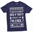 Christmas Funny Popular Culture T Shirt Hangover Xmas Party Mens T-Shirt
