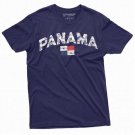 Panama T-shirt Panam Flag Coat of Arms Tee Shirt Nation Patriotic Tee Mens Womens Panama shirt