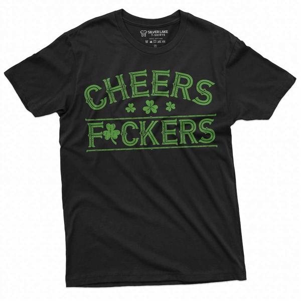 Men S St Patrick S Day Funny T Shirt Drinking Pub Cheers T-Shirt