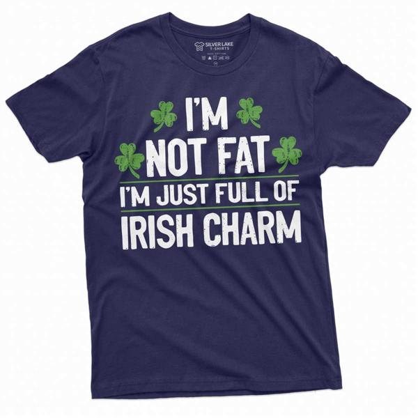 Men S Plus Size Funny Shirt St Patrick S Day I T-Shirt