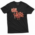 Funny Thanksgiving T Shirt Turkey Protest Eat Pizza Mens Womens T-Shirt