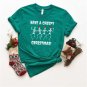Dancing Skeleton Christmas Tee, Have A Creepy Christmas T-Shirt, Christmas Gift, Christmas Family Te