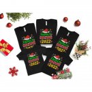 Christmas Pajamas 2022, Matching Family Christmas 2022 Team Santa Elf Squad Pajamas, 2022 Christmas 