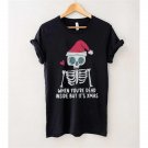 Christmas Shirt, When Youre Dead Inside But Its Xmas T-Shirt, Holiday Gift, Christmas Skeleton Shirt