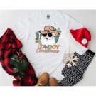 Cowboy Santa Shirt, Cowboy Christmas T-Shirt, Ugly Christmas Shirt, Vintage Christmas Shirt, Cowgirl