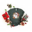 Retro Christmas Shirt, Retro Santa T-Shirt, Hippie Santa Shirt, Love Christmas Tee, Groovy Christmas