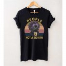 Funny Cat Shirt, Grandma Black Cat People Not a Big Fan Vintage T-Shirt, Grandma Cat Shirt