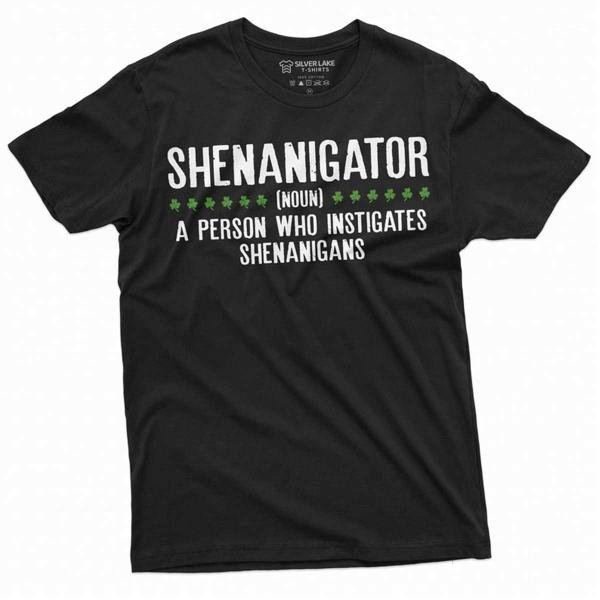 Men S Shenanigator T Shirt St Patricks Day Shenanigans Tee Shirt T-Shirt