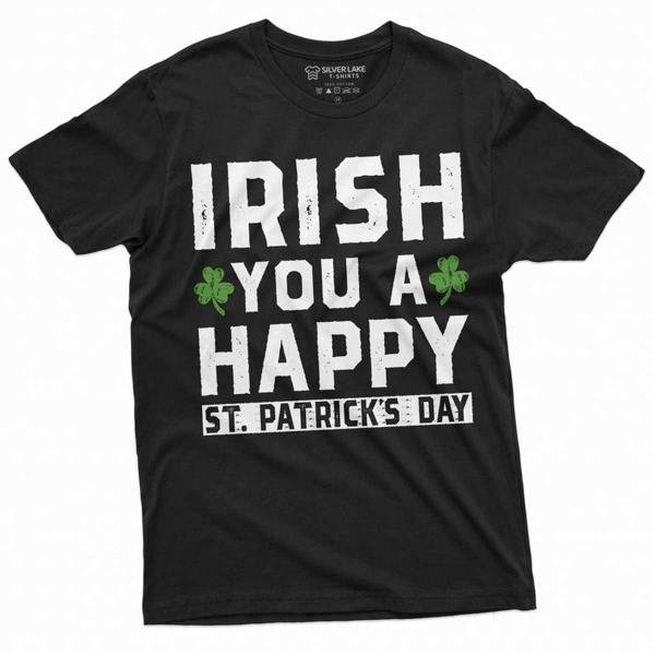 Happy Saint Patricks Day Tee Shirt Irish Holiday Mens T-Shirt