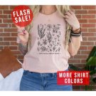 Cute Naturalist Healer Tee, Life Hurts Nature Heals Cute Women Mental Health T-Shirt, Nature Heals C
