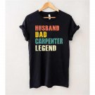 Father's Day T-Shirt, Husband Dad Carpenter Legend T-Shirt, Funny Father T-Shirt, Dad Shirt, Gift fo