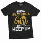 Softball Girl T Shirt Womens Unisex American Sports Softball Funny T-Shirt