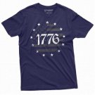 Men S Patriotic 1776 Independence Day Usa Flag T Shirt 4th T-Shirt