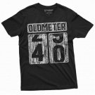 Men S 40th Birthday Celebration T Shirt Funny Tee Oldmeter Odometer T-Shirt