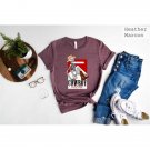 Cowgirl Smoking Kills Funny Cigarette T-Shirt Farm Girl Tee Western Shirt Country Lover Shirt Southe