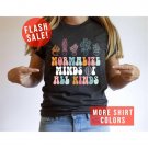 Retro Autism Awareness Tee, Normalize Mind Of All Kinds Boho Style Unisex Shirt, Vintage Mental Heal