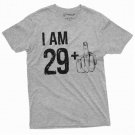 Men S 30th Birthday Celebration T Shirt 29 Middle Finger Offensive T-Shirt