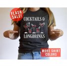 Cute Margarita Apparel, Cocktails And Long Drinks Boho Drinking T-Shirt, Cocktails Lovers Clothing