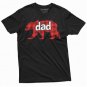 Men S Dad Bear With Pajama Stripes T Shirt Father S Day T-Shirt