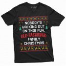 Men S Christmas Funny Tee Shirt Old Fashioned Family Christmas Holiday T-Shirt