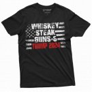 Men S Whiskey Steak Guns And Trump 2024 T Shirt T-Shirt