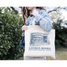 London Bookshop Tote Bag, Aesthetic London Books Tote Bag, Trendy London Tote Bag, Cute England Tote