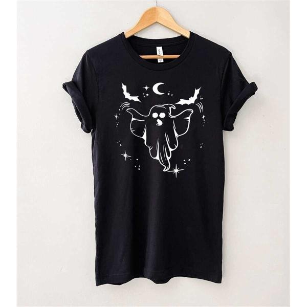 Funny Ghost Shirt, Ghost Shirt, Cute Halloween Spooky Vintage T-Shirt, Cute Halloween T Shirt, Cute 