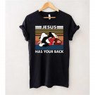 Religious Shirt, Jesus has my Back Vintage T-Shirt, Christian Shirts, Church T-Shirt, Shirt For Pray