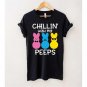 Cute Easter Shirt, Chillin With My Peeps T-Shirt, Gift For Easter Day, Peeps Easter Shirt, Easter Fa
