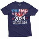 Men S Trump 2024 Make America Great And Glorious T Shirt T-Shirt