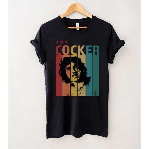 Joe Cocker Shirt, Joe Cocker Retro Vintage T-Shirt, Music Shirt, Gift Tee For You And Your Friends