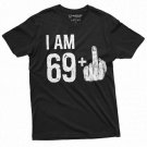 Men S 70th Birthday T Shirt Papa Grandpa Dad 69 Middle T-Shirt