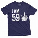 Men S 60th Birthday T Shirt Papa Grandpa Dad 59 Middle T-Shirt