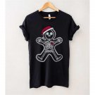 Gingerbread Christmas Cookies Shirt, Christmas Gingerbread Man X-Ray Cookie Skeleton Wearing A Santa