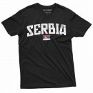 Men S Serbia T Shirt Serbian Flag Coat Of Arms Tee T-Shirt