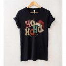 Christmas T-shirt, HO HO HO Christmas Shirt, Christmas Family Shirt, Santa Hat Shirt, Christmas Gift
