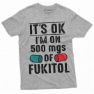 Men's Funny Fukitol Medicine T-shirt | Birthday Christmas Funny Gift Idea | humorous saying tee