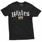 Wales T Shirt Uk United Kingdom Wales Football T Shirt Patriotic T-Shirt