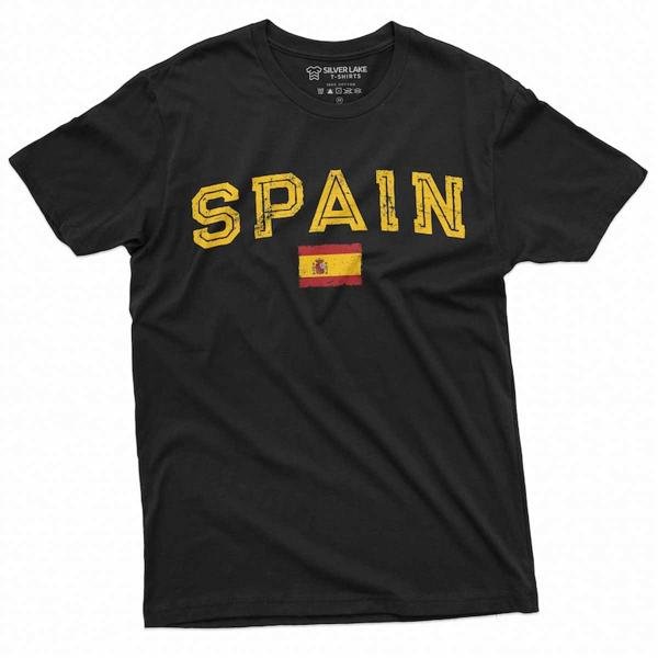 Spain Espaa T Shirt Spanish Flag Coat Of Arms National T-Shirt