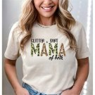 Funny Mother's Day Gift, Humorous Glitter and Dirt Mama Of Both T-Shirt, Leopard Mama Gift, Mama Of 